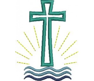 Stickdatei - Alpha Omega